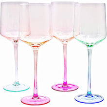 Mezclada  Handblown Wine Glass - Set of 4