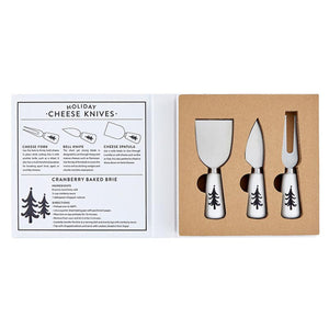 Holiday Cheese Knives Set