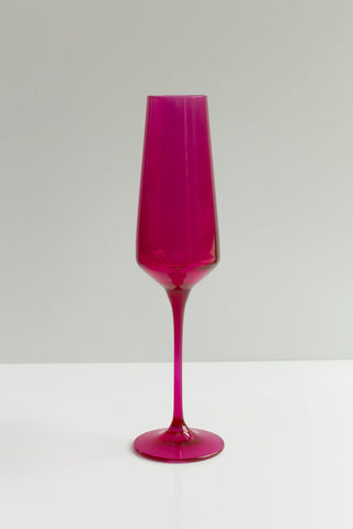 Fuchsia Estelle Colored Champagne Flute