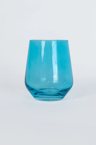 Ocean Blue Estelle Stemless Wine Glass