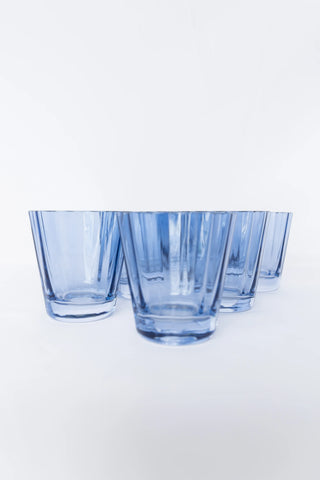 Cobalt Blue Estelle Sunday Low Ball Glass