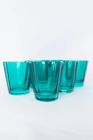 Emerald Green Estelle Sunday Low Ball Glass