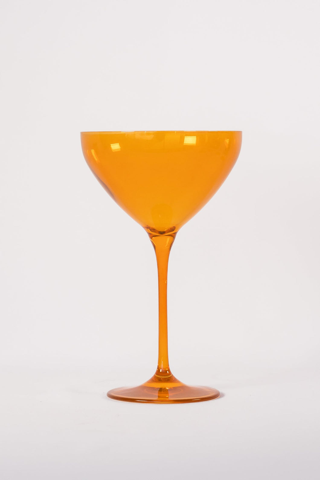 Butterscotch Estelle Colored Martini Glass