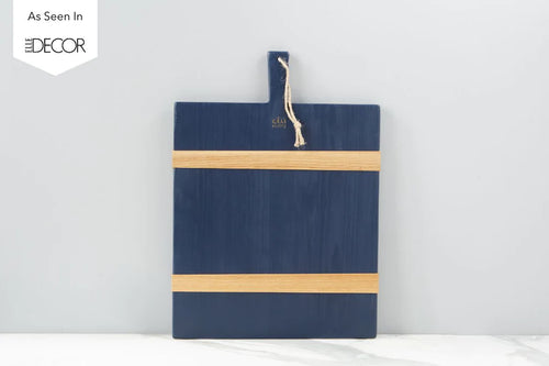 Navy Rectangle Mod Charcuterie Board