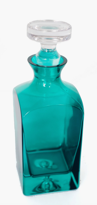 Emerald Green Heritage Estelle Colored Decanter