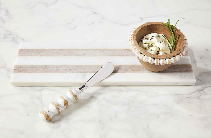 Marble Bowl & Knife Set – The Truffle Pig