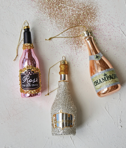 Champagne Bottle Ornament