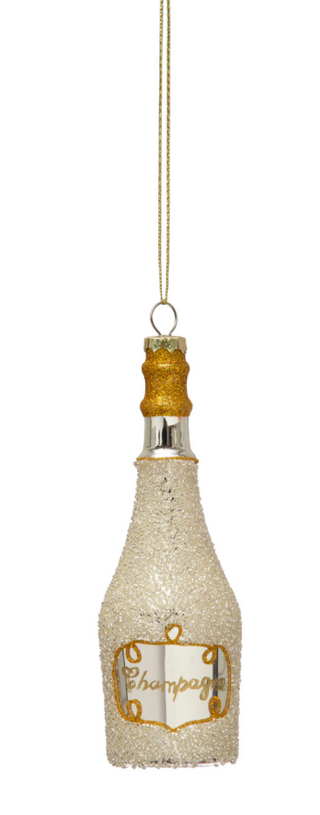 Champagne Bottle Ornament