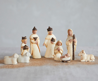 Paper Mache Nativity