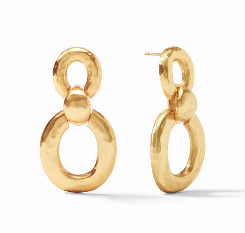 Palermo Doorknocker Earring Gold