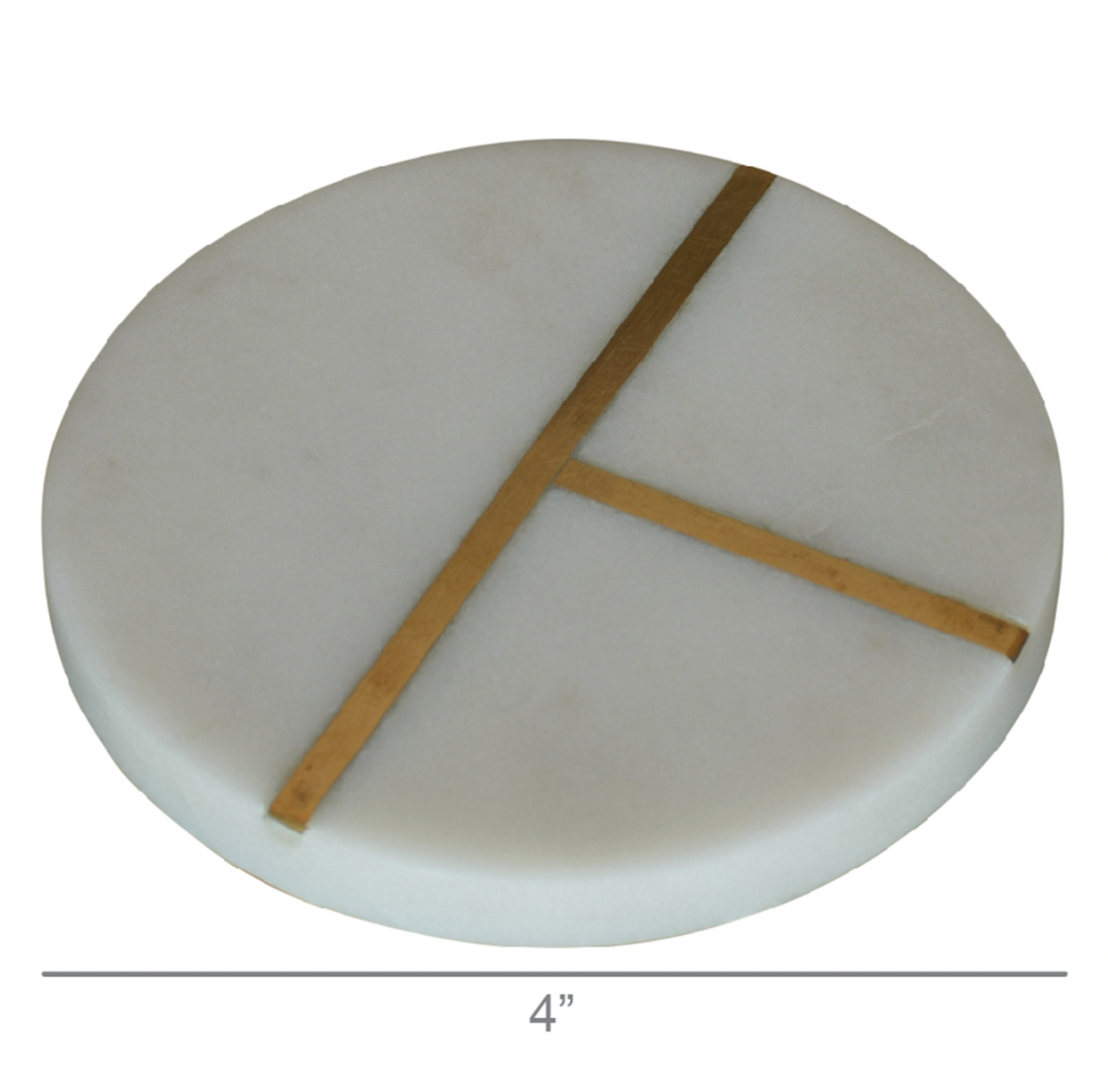 Round Marble & Brass Aperture Coasters – The Truffle Pig