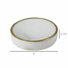 Marble & Brass Loren Soap Dish