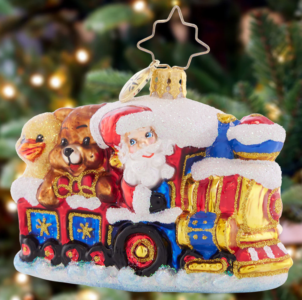 Choo Choo Express Gem Ornament