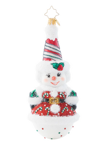 Twice As Nice Snowman Ornament