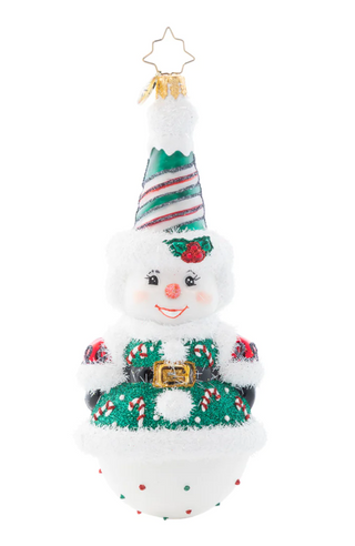 Twice As Nice Snowman Ornament