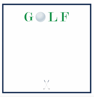 Golf Slab Notepad