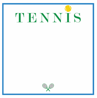 Tennis Slab Notepad