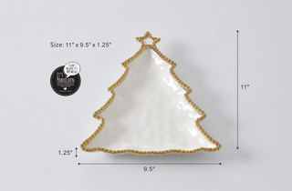 Salerno Christmas Tree Platter