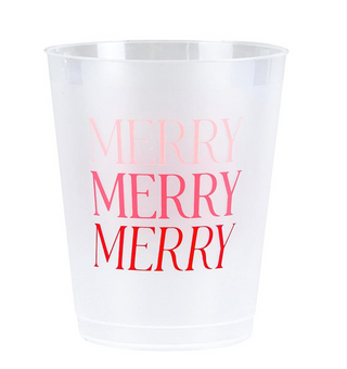 Merry Merry Merry Party Cups