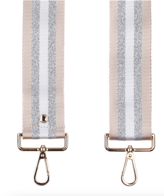 Platinum & Silver Purse Strap