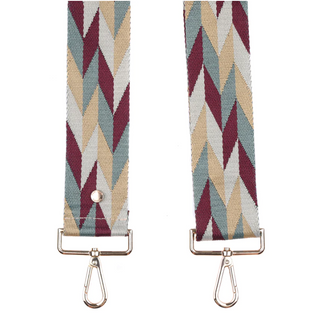 Plum Harlequin Purse Strap