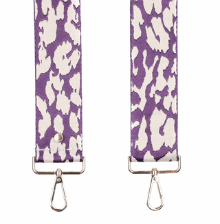 Plum Leopard Purse Strap