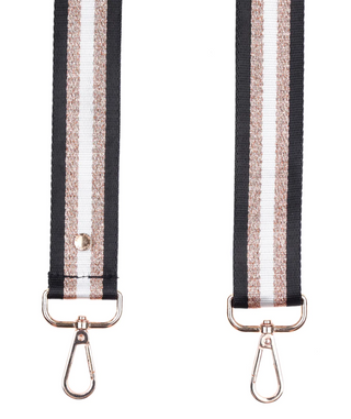 Black Metallic Purse Strap