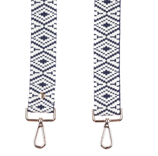 Navy Aztec Purse Strap