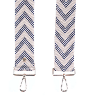 Navy Chevron Purse Strap