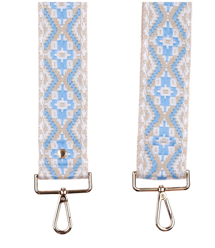 Blue Tapestry Purse Strap