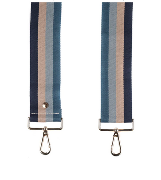 Blue Stripe Purse Strap