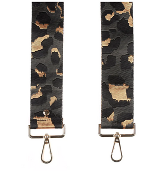 Charcoal Camouflage Purse Strap