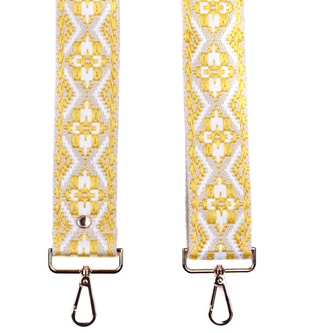 Yellow Tapestry Purse Strap