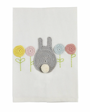 Easter Bunny Crochet Towel