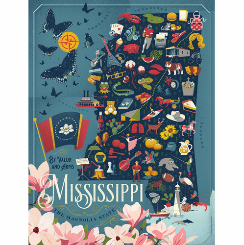 Mississippi Map Puzzle