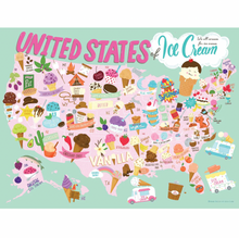 United States of Ice Cream Puzzle