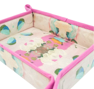 Monet's Garden Pink Snap Tray