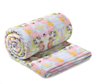 Brooks Avenue Pink Fleece Blanket