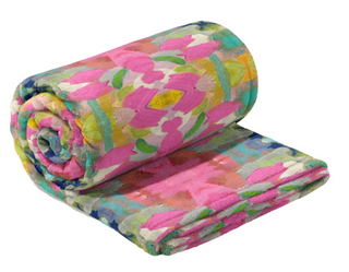 Pink Paradise Fleece Blanket