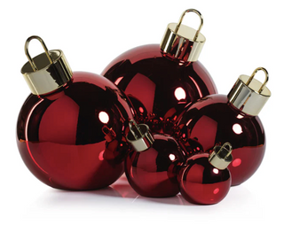 LED Red Glass Ball