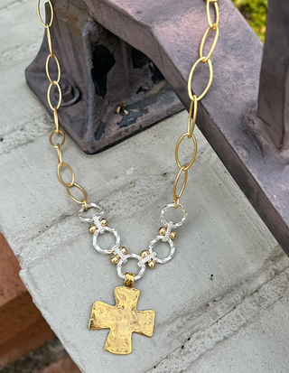 Gracie Cross Necklace