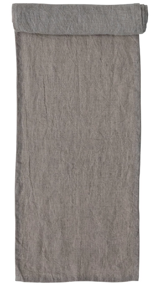 Stonewashed Linen Table Runner