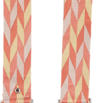 Tangerine Harlequin Purse Strap