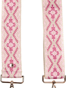 Pink Tapestry Purse Strap