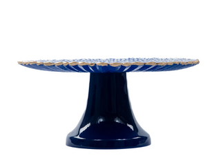 Shagreen Enameled Cake Stand