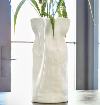 Cinched Ceramic Vase