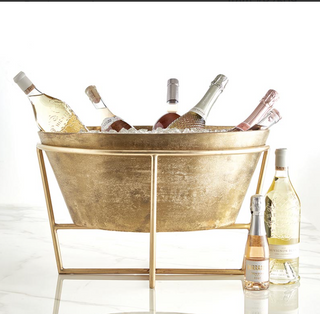 Large Gold Champagne Bucket