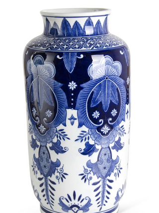 Blue & White Chinoiserie Vase