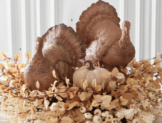 Resin Standing Turkeys