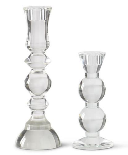 Crystal Taper Candleholders